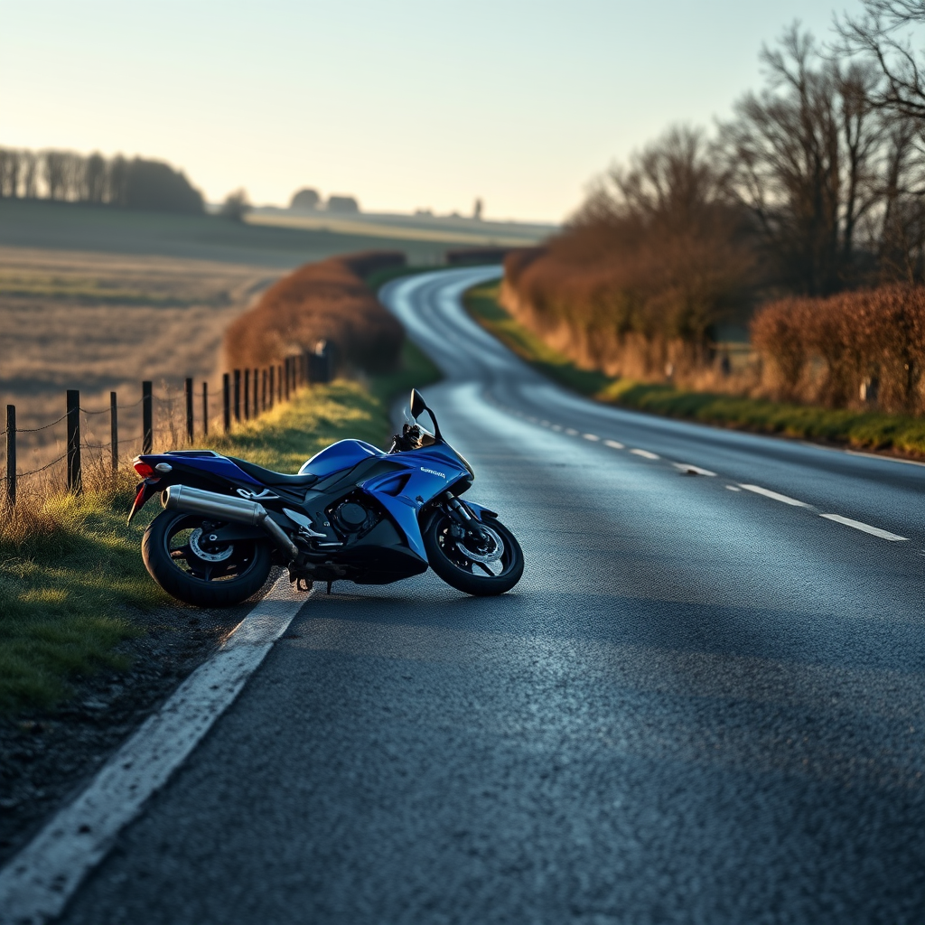 Oxfordshire border motorcycle crash claims rider in 60s